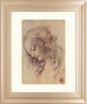 Classy Living Leonardo Da Vinci Testa Di Donna Di Profilo 22"W Wall Art-0