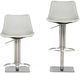 VIG Furniture Modrest Manning Light Gray Adjustable Stool-4