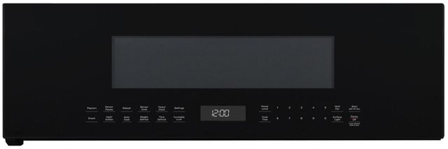 GE® 1.2 Cu. Ft. Black Over The Range Low Profile Sensor Microwave Oven-0