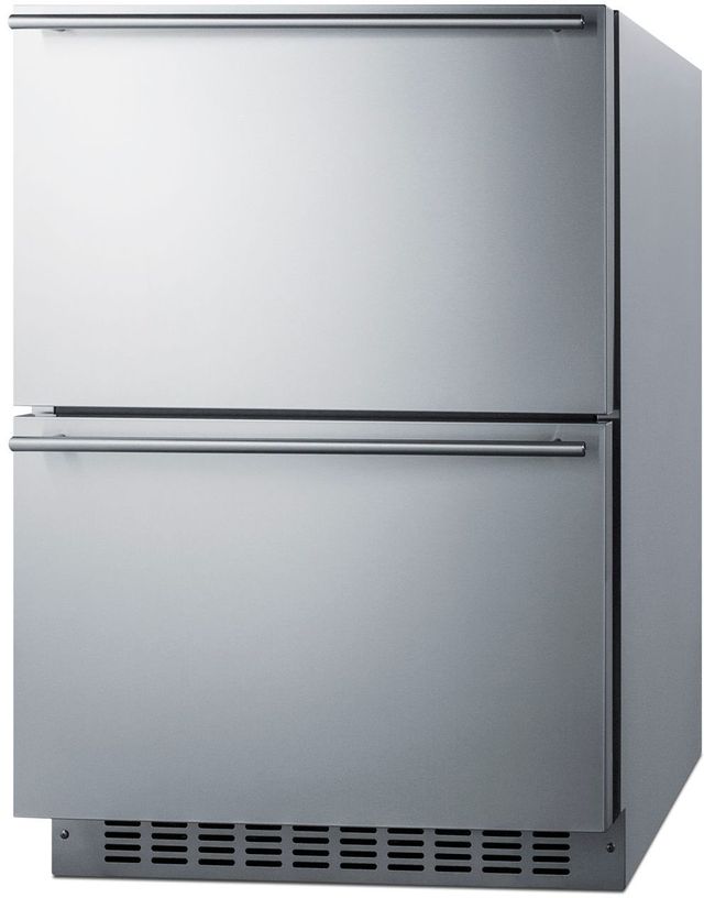 Summit® 3.7 Cu. Ft. Stainless Steel Refrigerator Drawer -5