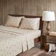 Olliix by Woolrich Tan Dog California King Flannel Cotton Sheet Set-3