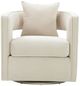 TOV Furniture Kennedy Cream Swivel Accent Chair-3