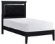 Mazin Furniture Seabright Black Twin Bed-1