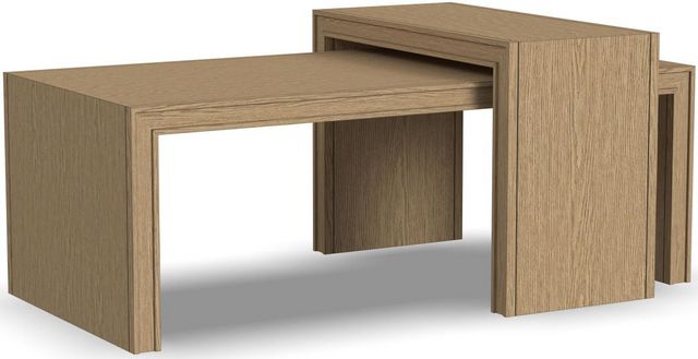Flexsteel® Waterfall Oak Rectangular Coffee Table-4