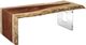Fairfield® Live Edge Natural Guanacaste 54" Waterfall Cocktail Table-0