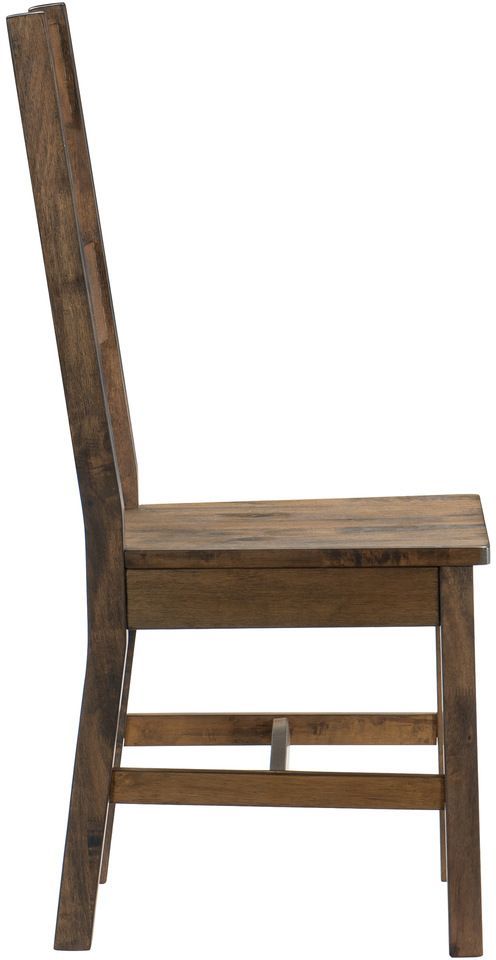 Mazin Furniture Jerrick Burnished Brown Dining Room Side Chair-2