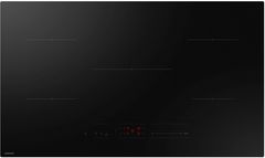 Samsung 36" Black Induction Cooktop with Anti-Scratch Matte Glass and Sync Burners