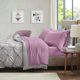 Olliix by Urban Habitat Purple Twin XL Heathered Cotton Jersey Knit Sheet Set-4