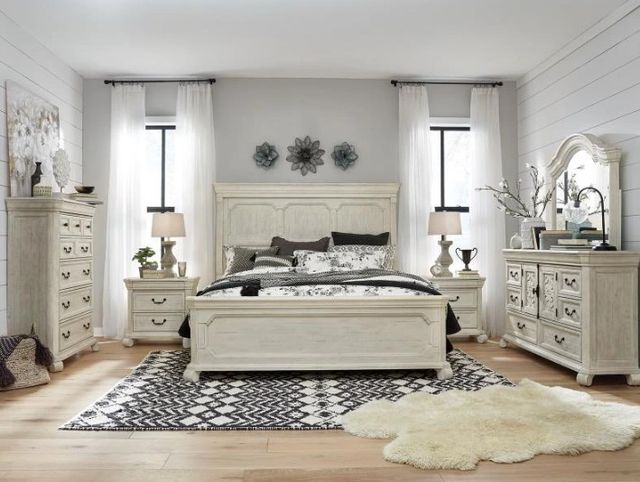 Magnussen Home® Bronwyn Alabaster California King Panel Bed-1
