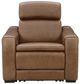 Signature Design by Ashley® Mod Media Saddle Power Recliner with Adjustable Headrest-4