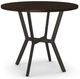Amisco Customizable Norcross 36" Birch Veneer Round Counter Height Table with a 42" Diameter Tabletop -0