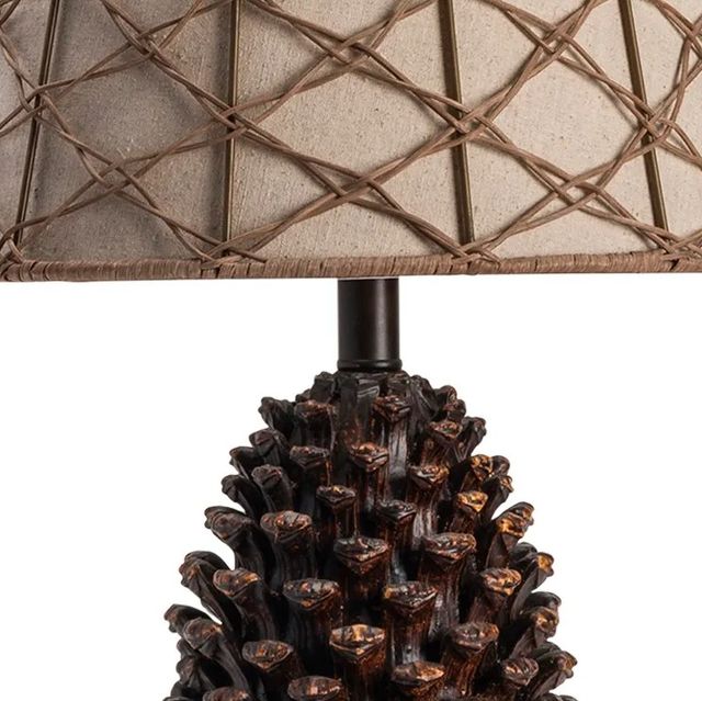 Crestview Collection Pine Bluff Brown Table Lamp-2