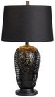 Crestview Collection Verity 2-Piece Black Table Lamp Set-2