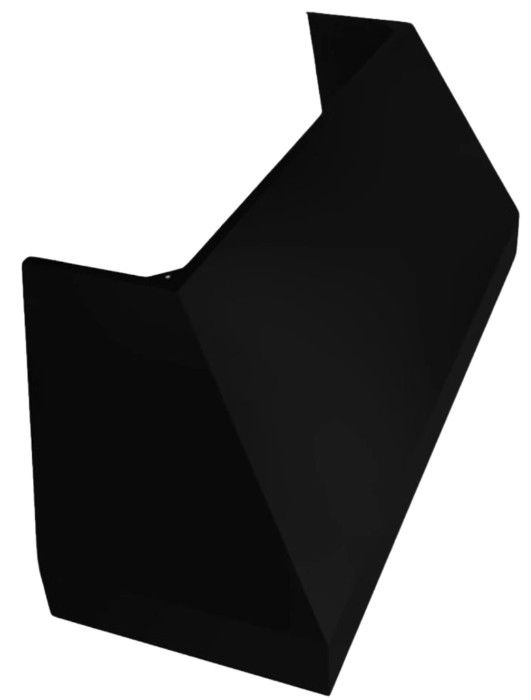 Vent-A-Hood® Designer Series 66" Black Wall Mounted Range Hood-1