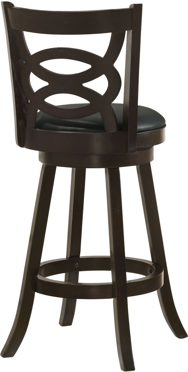 Coaster® Calecita 2-PIece Cappuccino Swivel Bar Stools-7