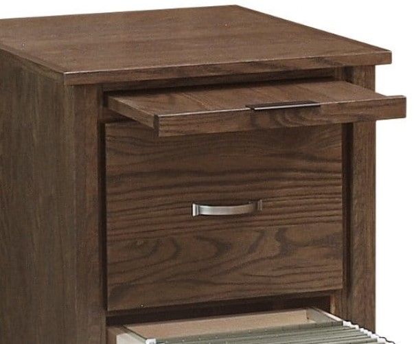 Wolfcraft Furniture Mcmillan Brown 2-Drawer File Cabinet-2