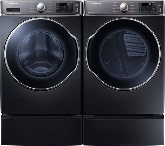 Samsung 9.5 Cu. Ft. Onyx Front Load Gas Dryer-4