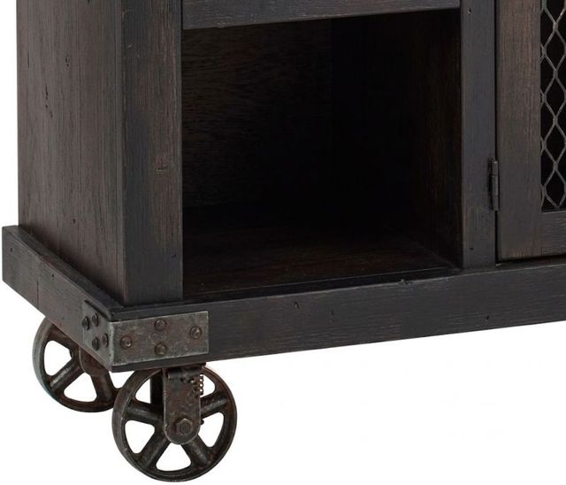 aspenhome® Industrial Fruitwood 96" Console and Hutch-2