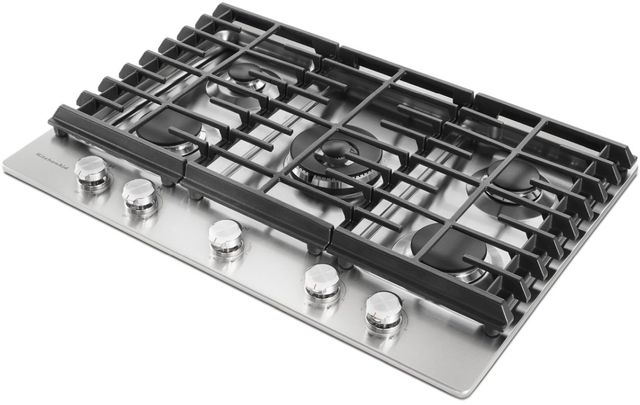 KitchenAid® 30'' Stainless Steel Gas Cooktop-8