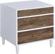 ACME Furniture Lurel Weathered Oak/White Accent Table-0