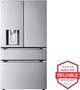 LG 36" 28.6 Cu. Ft. PrintProof™ Stainless Steel French Door Refrigerator -1