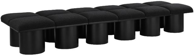 Meridian Furniture Pavilion 12-Piece Black 93" Modular Bench Set-0