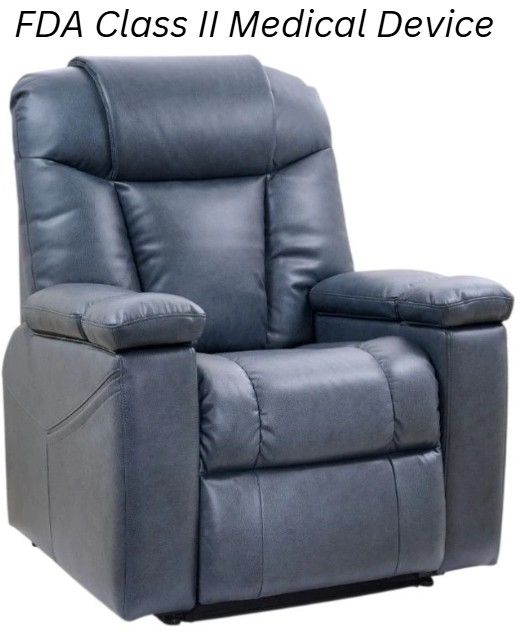 UltraComfort™ Rhodes Lagoon Medium Power Lift Recliner -0