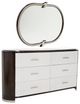 Michael Amini® Paris Chic Espresso Dresser and Mirror-0