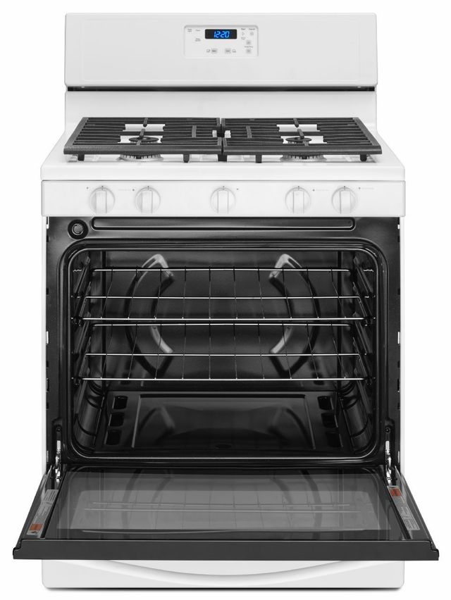 Whirlpool® 30" White Free Standing Gas Range-1
