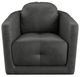 Emerald Home Blakely Steel Gray Swivel Chair-3