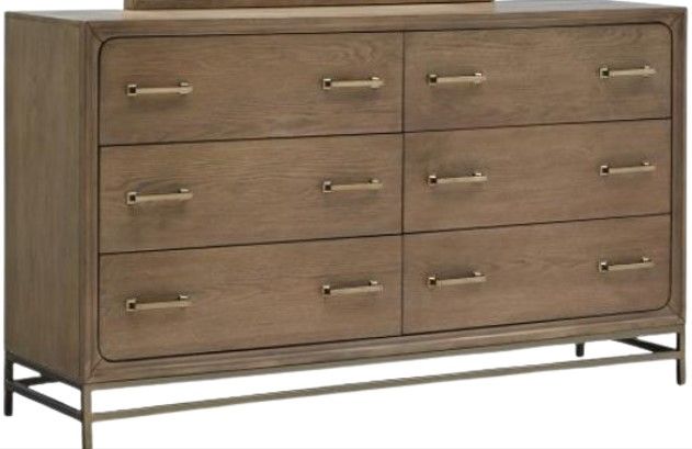 Magnussen Home® Lindon Belgian Wheat Double Drawer Dresser-0