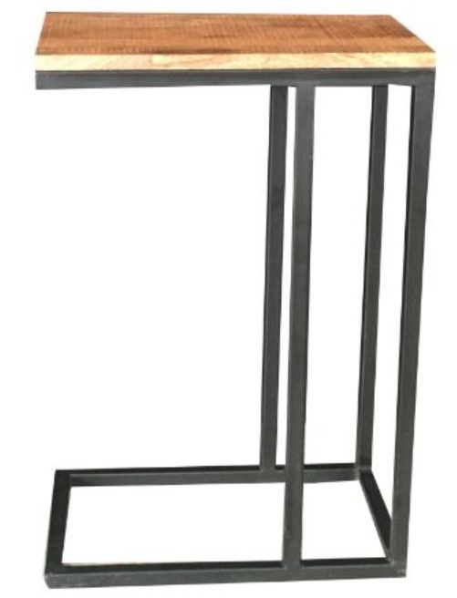 Jaipur Furniture Industrial Sawn 16'' Side Table-0