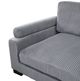 Homelegance® Traverse 6-Piece Gray Modular Sectional with Ottoman-5