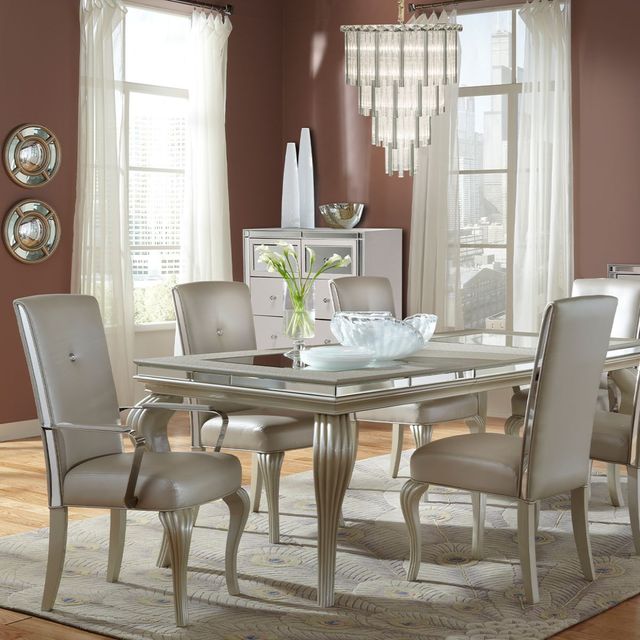 Michael Amini® Chimes Silver 18-Light Chandelier-1