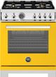 Bertazzoni Professional Series 30" Giallo Glossy Pro Style Gas Range-0