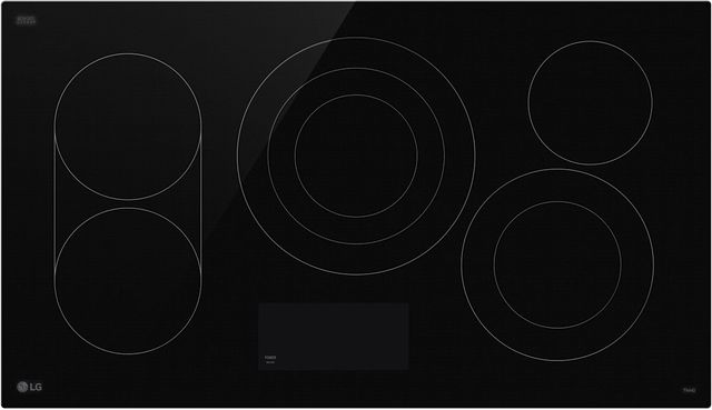LG 36" Black Electric Cooktop-0