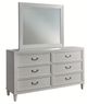 American Woodcrafters 1210 Dunescape White Mirror-0