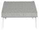 CabanaCoast® Customizable Stellan Aluminum/Natural Fiber Outdoor Ottoman-1