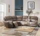 ACME Furniture Olwen 6-Piece Mocha Nubuck Leather Power Reclining Sectional-2