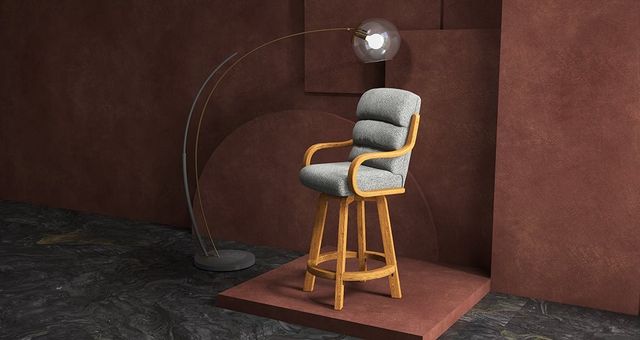 Chromcraft™ Customizable Nova 30" Bar Chair -1