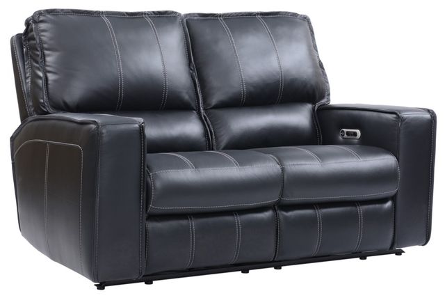 Parker House® Rockford Verona Black Power Reclining Loveseat-0