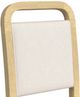 Elements International Ridgemont Natural/Off-White Upholstered Dining Side Chair-5