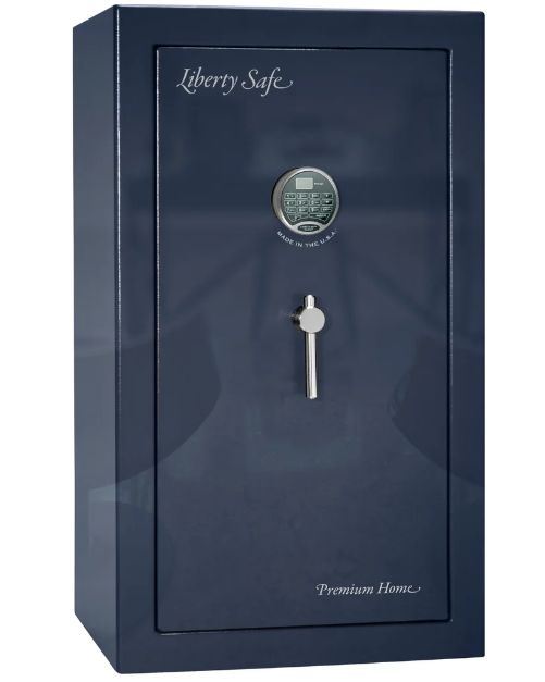 Liberty Safe Premium Home Blue Gloss 12 Gun Safe-0