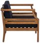 Linon Corolla Navy Acacia/Fabric Outdoor Club Chair-4