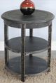 Sunny Designs™ Black Sand Round Side Table-2