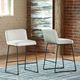 Signature Design by Ashley® Nerison 2-Piece Linen/Black Bar Stool Set-2