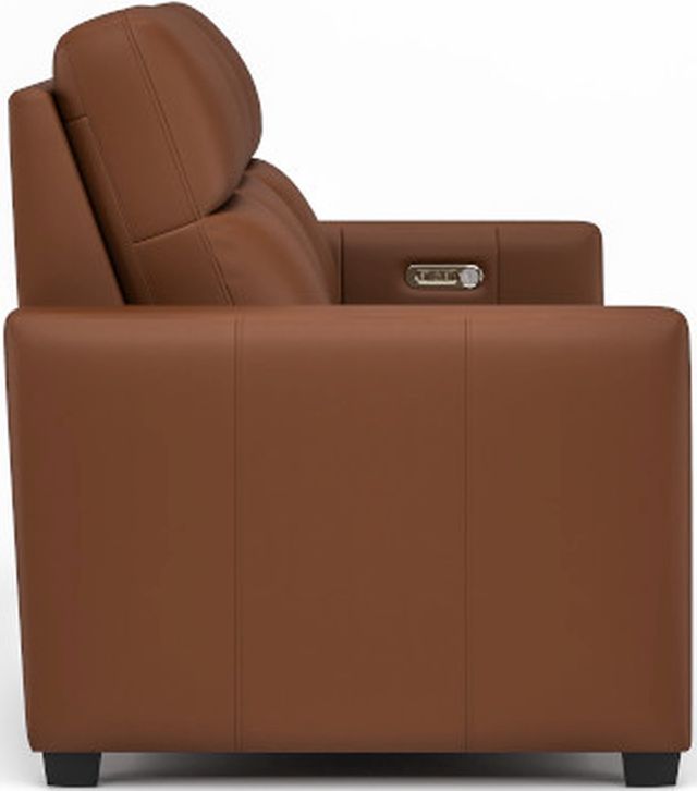 Flexsteel® Broadway Cinnamon Power Reclining Sofa with Power Headrests-2
