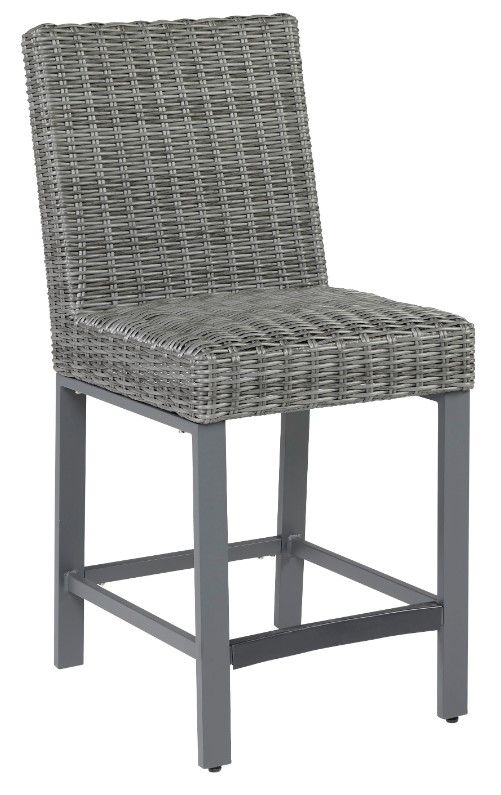 Signature Design by Ashley® Palazzo 7-Piece Gray Outdoor Dining Set-2