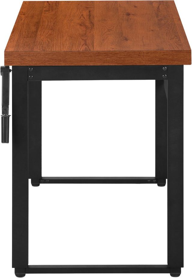 Monarch Specialties Inc. Black/Cherry Desk With Adjustable Height-3
