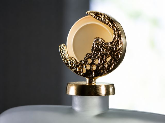 Signature Design by Ashley® Acario Gold/Taupe 12" Jar-2